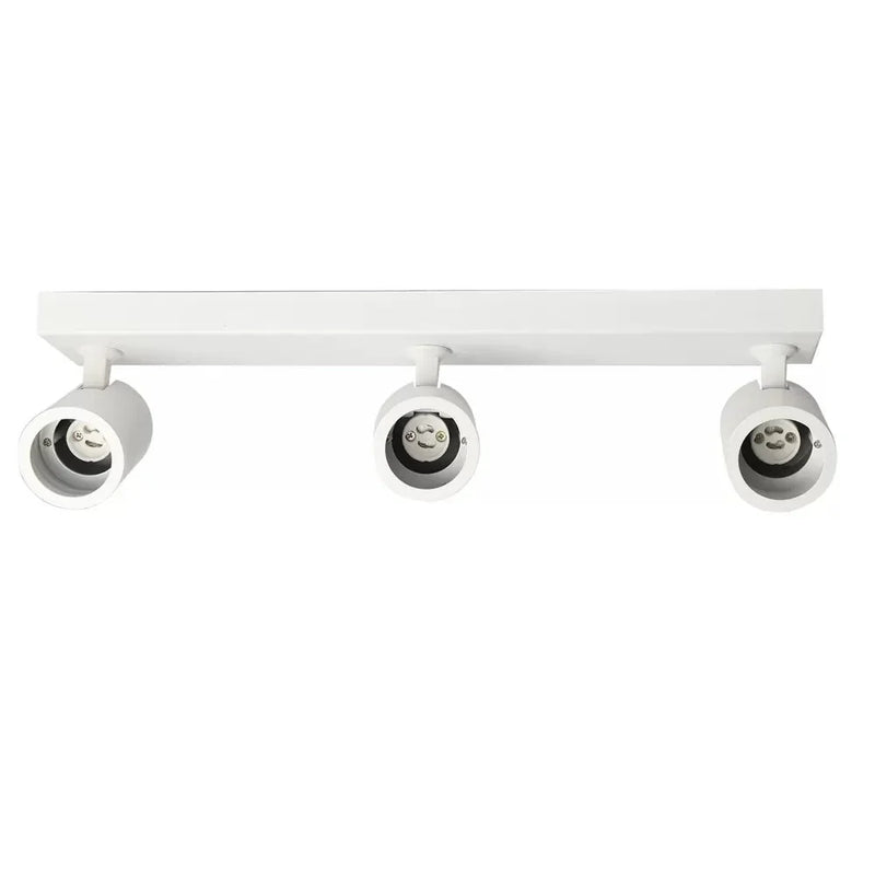 Surface Mounted Adjustable LED Spotlight in White for 3 Phase GU10 - Flood & Spot Lights - Downlights