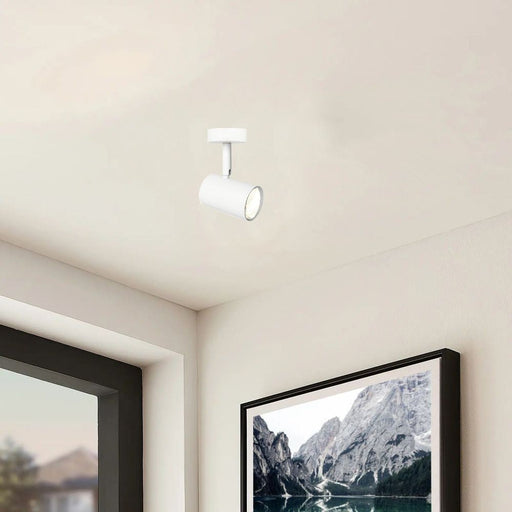 Surface Mounted Adjustable LED Spotlight in White for Single Phase GU10 - Flood & Spot Lights - Downlights