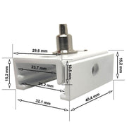 Suspension kit for 3-Phase Track in White - Track Lighting Accessories - Accessories