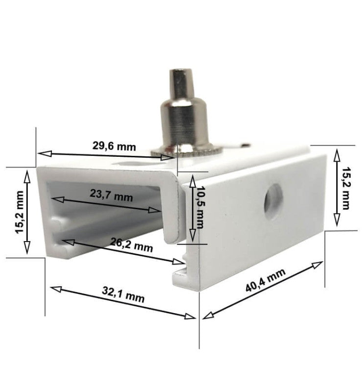 Suspension kit for 3-Phase Track in White - Track Lighting Accessories - Accessories