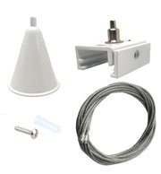 Suspension kit for 3-Phase Track in White - Track Lighting Accessories - Accessories
