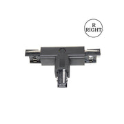 T-shaped 3 Circuit Track Light Connector in Black - Track Lighting Accessories - Accessories