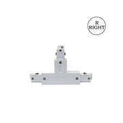 T-shaped 3 Circuit Track Light Connector in White - Track Lighting Accessories - Accessories