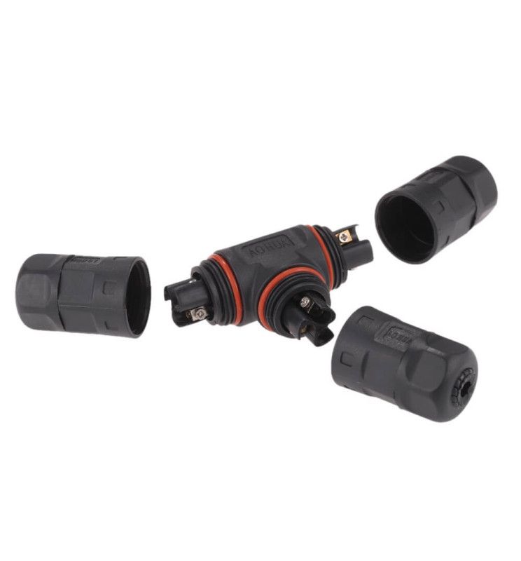 T Waterproof Cable Connector - IP68 for professional installations - Electronics Component Connectors - Accessories
