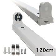T8 Fluorescent Batten Fitting for 120cm LED Tube - Electrical Mount Boxes & Brackets - Battens