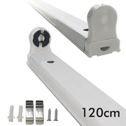 T8 Fluorescent Batten Fitting for 120cm LED Tube - Electrical Mount Boxes & Brackets - Battens