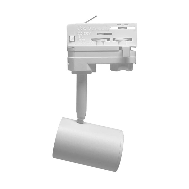 3 Phase Track Spotlight for GU10 LED Bulb White - LED Spotlight