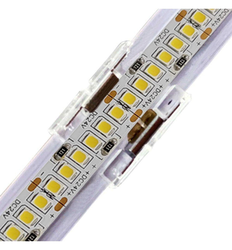 Transparent Union Connector for COB + SMD LED Strips 8mm - 10mm IP20 - Electronics Component Connectors - Accessories