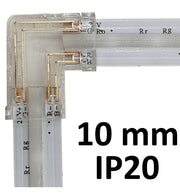 Union Connector L for COB LED Strips RGB 10mm IP20 - Electronics Component Connectors - Accessories