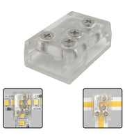 Transparent Union L&T Connector for LED Strips 10mm IP20 - Lighting Accessories - Accessories