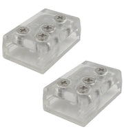 Transparent Union L&T Connector for LED Strips 10mm IP20 - Lighting Accessories - Accessories