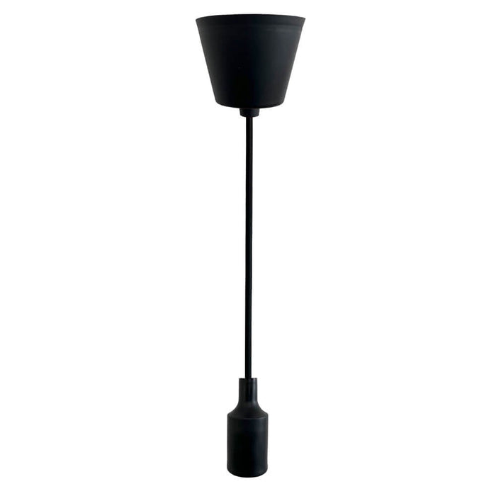 TURIN Black Pendant housing for E27 bulb - Housing - Ledex Lighting UK