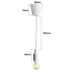 TURIN Pendant Housing for E27 bulb White - LED Accessories - Ledex Lighting UK