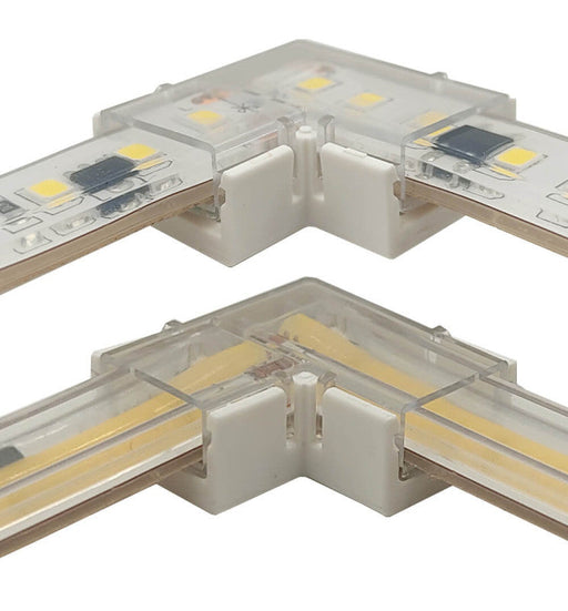Union L Connector for COB - SMD LED Strips 10mm IP65 - Electronics Component Connectors - Accessories