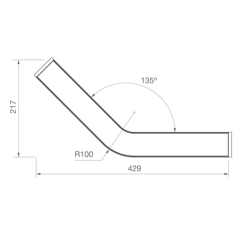 VERSA BLACK Angle LED module 3CCT