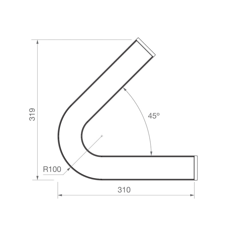 VERSA BLACK Angle LED module 3CCT