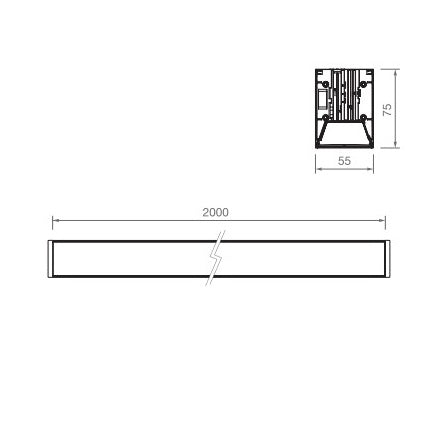 VERSA WHITE Linear LED module 3CCT