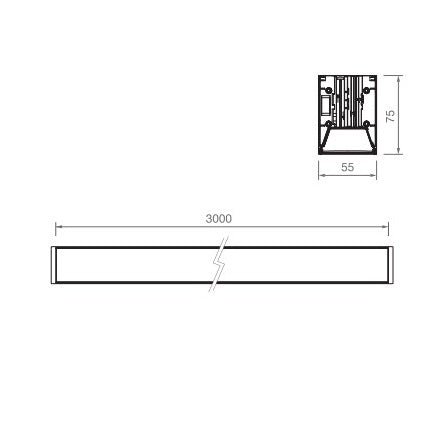 VERSA WHITE Linear LED module 3CCT
