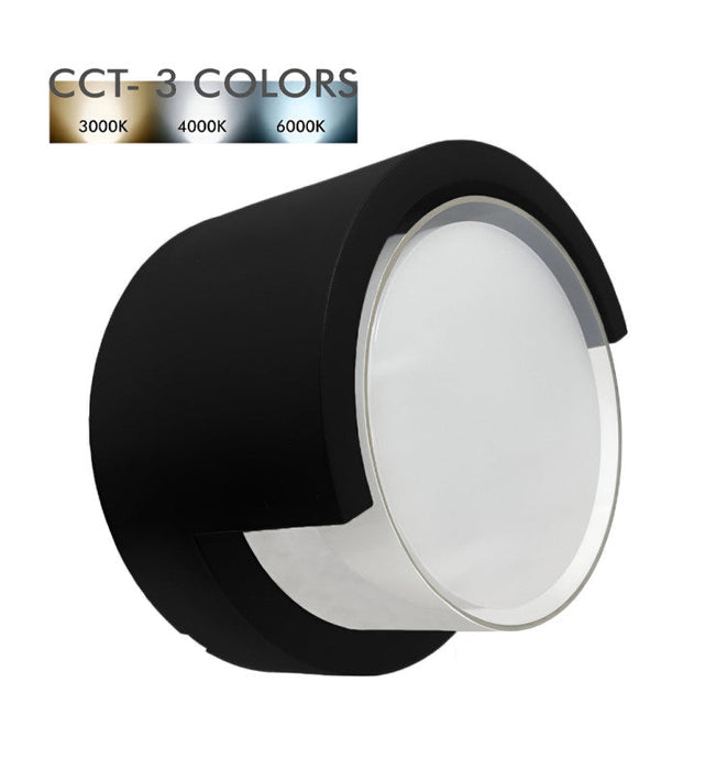 15W LED Wall Light STOCKHOLM with CCT Selectable Color Temperature - IP65