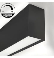 Dimmable OULU LED Wall Light in Black 0.44m 0.94m 1.44m 1.94m - LED Wall light