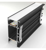 Dimmable OULU LED Wall Light in Black 0.44m 0.94m 1.44m 1.94m - LED Wall light