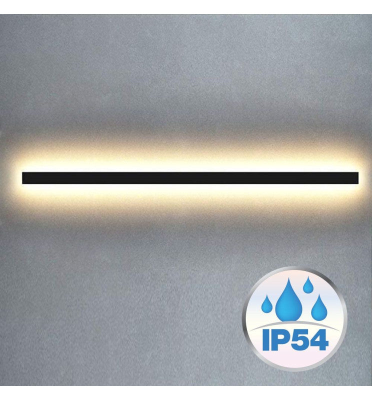 Dimmable Linear NEW WASHINGTON LED Wall Light Black 0.44m 0.94m 1.44m 1.94m - LED Wall light