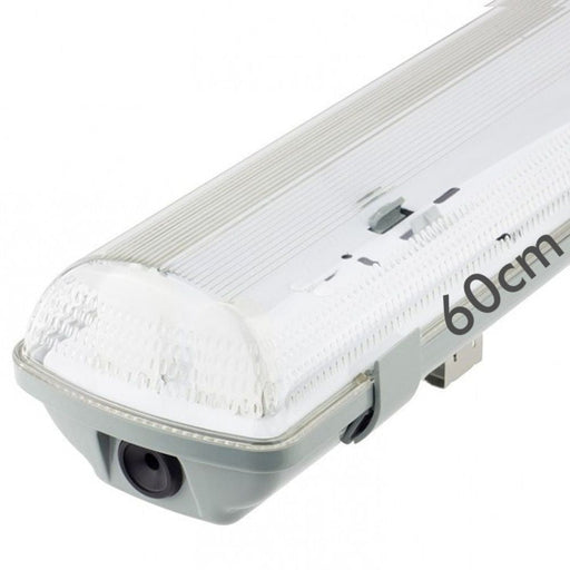 Waterproof LED Tube Light Fitting for 2 LED Tubes 60cm - Ceiling Light Fixtures - Battens