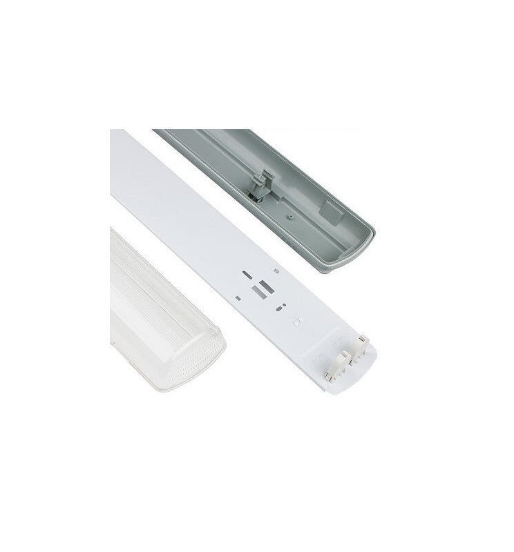 Waterproof Housing for Two LED Tubes 150cm IP65 - LED Batten