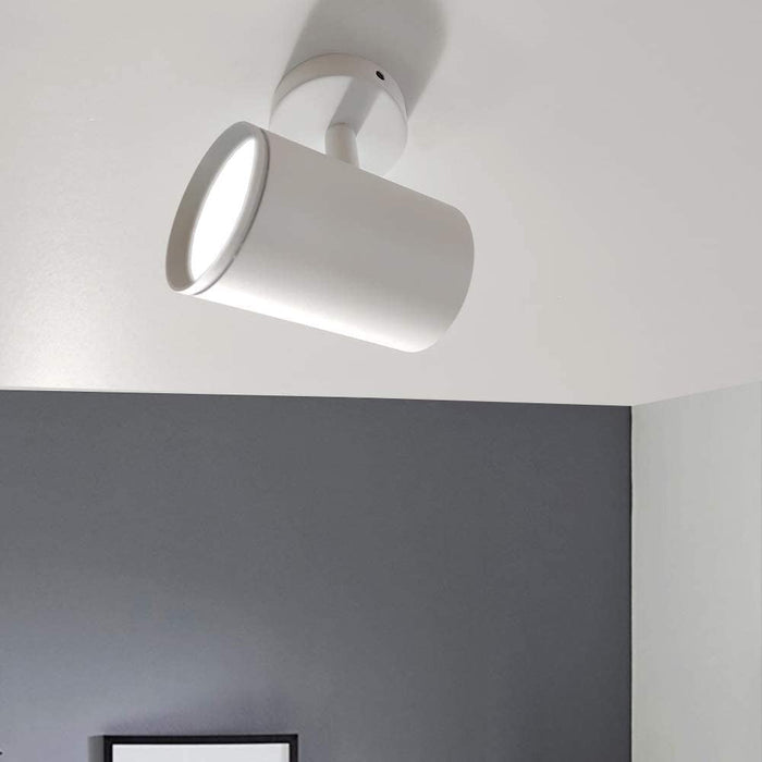 White ceiling lamp for 1x GU10 - LED Spotlight - Ledex Lighting UK