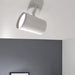 White ceiling lamp for 1x GU10 - LED Spotlight - Ledex Lighting UK