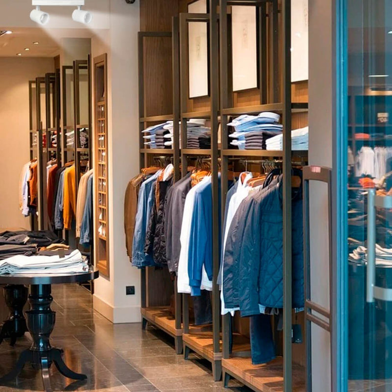 Surface Mounted Adjustable LED Spotlight in White for 2 Phase GU10 - LED ceiling lighting