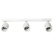 Surface Mounted Adjustable LED Spotlight in White for 3 Phase GU10 - LED ceiling lighting